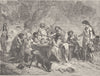 BRONZE AGE. Feast in the Bronze Age 1893 old antique vintage print picture