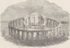 WILTSHIRE. Stonehenge as it probably was (After Brown)  1893 old antique print