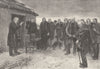 SCOTLAND. Highland funeral (After the picture by James Guthrie)  1893 print