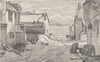 CORNWALL. Village of Cornish crabbers 1893 old antique vintage print picture