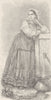 ITALY. Country woman of Lucca 1893 old antique vintage print picture