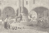 ITALY. View in Ravenna 1893 old antique vintage print picture