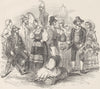 ITALY. Italian types 1893 old antique vintage print picture