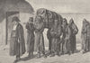 ITALY. Brothers of the Misericordia-Tuscan religious order. Funeral 1893 print