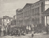 ITALY. The town hall, Chioggia 1893 old antique vintage print picture