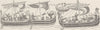 FRANCE. Ships of William the Conqueror (From the Bayeux tapestry)  1894 print