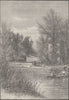 FRANCE. Mill at Gretz, Fontainebleau 1894 old antique vintage print picture