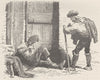 SPAIN. Wandering tailors, Barcelona 1894 old antique vintage print picture