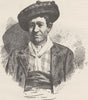 SPAIN. Innkeeper of La Mancha 1894 old antique vintage print picture