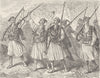 ALBANIA. Albanian wedding rejoicings 1894 old antique vintage print picture