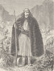 ALBANIA. Albanian shepherd 1894 old antique vintage print picture