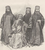 RUSSIA. Russian Minorites-The Black clergy 1894 old antique print picture