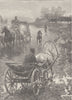 POLAND. Polish village 1894 old antique vintage print picture