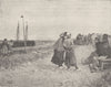 NETHERLANDS. Scheveningen-Dutch seaside resort near The Hague 1894 old print
