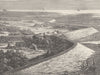 NETHERLANDS. Dykes on the coast of Holland 1894 old antique print picture