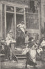 AMSTERDAM. In the Jewish quarter 1894 old antique vintage print picture