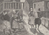 NETHERLANDS. Christening in Marken. On the way to church 1894 old print