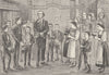 NORWAY. Norwegian Sunday-School 1894 old antique vintage print picture