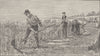 ENGLAND. English harvesters 1894 old antique vintage print picture