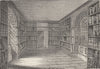 TEMPLE BAR. The room over Temple Bar. London c1880 old antique print picture