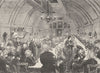 SHOE LANE. Cogers' Hall. London c1880 old antique vintage print picture