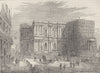 ST.PAUL'S. The rebuilding of St.Paul's cathedral. London c1880 old print