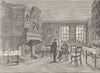 PATERNOSTER ROW. Dolly's coffee-House. London c1880 old antique print picture
