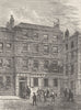 HERALDS' COLLEGE. Linacre's House c1880 old antique vintage print picture