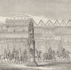 CHEAPSIDE CROSS. View in 1547. Edward VI's coronation procession. London c1880