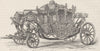 CHEAPSIDE. The Lord Mayor's coach. London c1880 old antique print picture