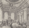 GUILDHALL. The Court of aldermen, Guildhall. London c1880 old antique print