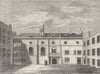 OLD JEWRY. Exterior of Grocers' Hall. London c1880 antique print picture