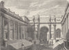 THE BANK OF ENGLAND. Court of the Bank of England. London c1880 old print