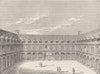 THE STOCK EXCHANGE. Inner Court of the first Royal Exchange. London c1880