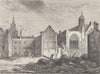 CITY OF LONDON. Blackwell Hall in 1812 c1880 old antique vintage print picture
