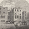 CANNON STREET. Cordwainers' Hall. London c1880 old antique print picture