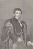 LORD MAYOR OF LONDON. Sir Peter Laurie c1880 old antique vintage print picture