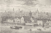 UPPER THAMES STREET. Steel Yard & neighbourhood, 1540. Van Wyngard's plan c1880