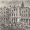 LOWER THAMES STREET. The old Coal Exchange. London c1880 antique print