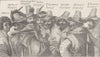 THE TOWER OF LONDON. Guy Fawkes and the conspirators c1880 old antique print