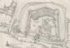 THE TOWER OF LONDON. The Tower. From Haiward & Gascoyne's 1597 survey c1880 map