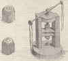 THE ROYAL MINT. Press and dies formerly used in the mint (George II) c1880