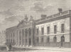 LEADENHALL STREET. The Old India Office in 1803. London c1880 print