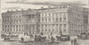 CITY OF LONDON. New General Post Office, St.Martin's-le-Grand c1880 old print