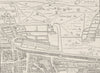 CRIPPLEGATE. Cripplegate and neighbourhood (from Aggas's map). London c1880