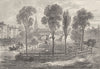 ISLINGTON. Islington in 1780. London c1880 old antique vintage print picture