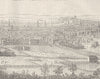 LONDON. View from Islington in 1753 of the West End after Canaletto c1880