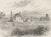 CANONBURY. The new river head, in 1753. London c1880 old antique print picture