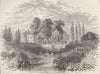 SADLER'S WELLS. A view in 1750. London c1880 old antique vintage print picture