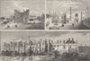 CLERKENWELL. The monastery of St.John of Jerusalem. London c1880 old print
